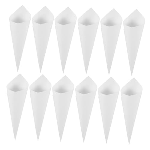 MAGICLULU 60 Stück Konfetti Tüten aus Kraftpapier für Hochzeiten für Blütenblätter Süßigkeiten und Kleine Sträußchen Partydekorationen für Vintage und Klassische Feiern von MAGICLULU
