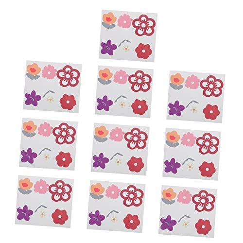 MAGICLULU 60Stücke Blumen Cupcake Topper Tortendekoration Für Geburtstagsfeiern Muttertag Und Hochzeiten Design Mit Kleinen Blumenmotiven Für Süße von MAGICLULU