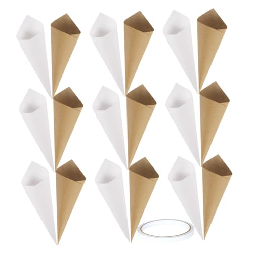 MAGICLULU 60Stücke Hochzeitskonfetti Tüten für Stilvolle Partydekoration zum Befüllen Konfetti Klebeband und Robusten Papiertüten MAGICLULU 60Stücke Hochzeitskonfetti Tüten für Stilvolle Partydekoration zum Befüllen Konfetti Klebeband und Robusten Papiertüten von MAGICLULU