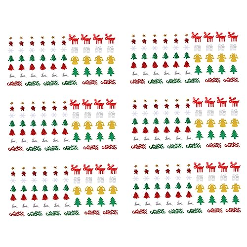 MAGICLULU 6Packungen Weihnachtskonfetti Pack Tischdekoration Für Weihnachtsfeiern Für Partys Klassenzimmer Und Heimdeko Vielfältige Weihnachtliche Designs MAGICLULU 6Packungen Weihnachtskonfetti Pack Tischdekoration Für Weihnachtsfeiern Für Partys Klassenzimmer Und Heimdeko Vielfältige Weihnachtliche Designs von MAGICLULU