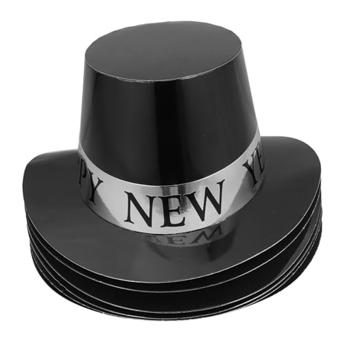 MAGICLULU 6St schwarzgoldener Hut Papierhüte für das neue Jahr Neujahrshüte Frohes neues Jahr Hüte für Männer Neujahrsmützen für Erwachsene Frohes neues Jahr Partyhüte Neuheit Hüte Silver MAGICLULU 6St schwarzgoldener Hut Papierhüte für das neue Jahr Neujahrshüte Frohes neues Jahr Hüte für Männer Neujahrsmützen für Erwachsene Frohes neues Jahr Partyhüte Neuheit Hüte Silver von MAGICLULU