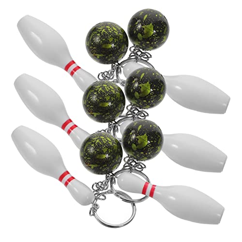 MAGICLULU 6Stücke Bowling Pin Schlüsselanhänger Bowling Ball Und Pin Schlüsselbund Für Bowling Schlüsselbund Für Geldbörsen Und Mitgebsel MAGICLULU 6Stücke Bowling Pin Schlüsselanhänger Bowling Ball Und Pin Schlüsselbund Für Bowling Schlüsselbund Für Geldbörsen Und Mitgebsel von MAGICLULU