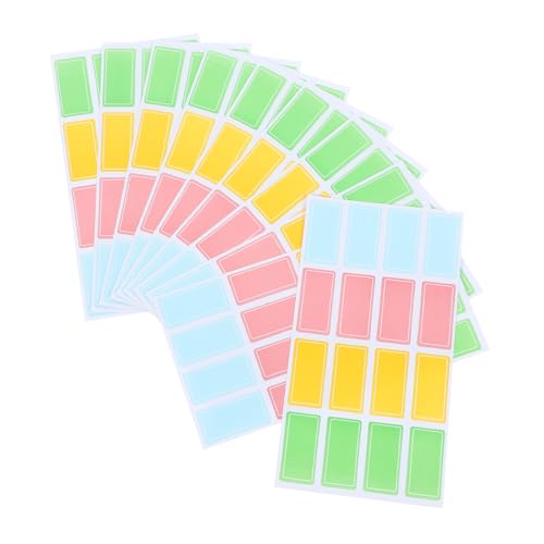 MAGICLULU 70 Blatt Wasserdichte klebrige Noten Aufkleberpapier große Klebeetiketten Mini-Etiketten-Aufkleber Zahlenaufkleber weiß kleben Zahlenetiketten Aufkleber Aufkleber-Notizen-Etikett von MAGICLULU