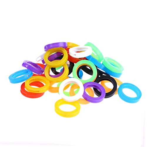 MAGICLULU 72 Stück Teiliges Bunte Silikon Schlüsselkappen Flexible Schlüsselabdeckungen Schlüssel Identifikationsringe für Haustür und Hausschlüssel zur Einfachen Unterscheidung MAGICLULU 72 Stück Teiliges Bunte Silikon Schlüsselkappen Flexible Schlüsselabdeckungen Schlüssel Identifikationsringe für Haustür und Hausschlüssel zur Einfachen Unterscheidung von MAGICLULU