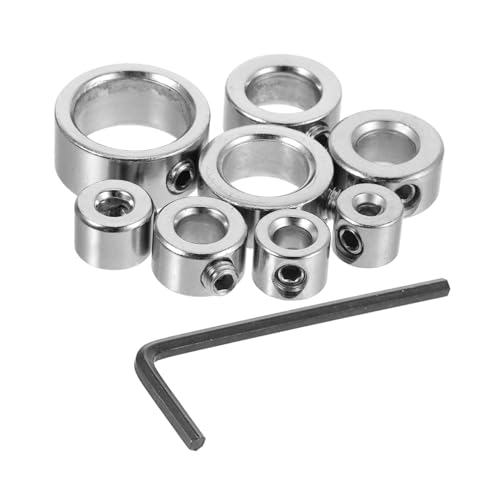 MAGICLULU 8 Stück Teiliges Bohrstopper Ring Set aus Tiefenanschlag für Präzises Bohren Holzbearbeitung Benutzerfreundlichem Sechskantschlüssel MAGICLULU 8 Stück Teiliges Bohrstopper Ring Set aus Tiefenanschlag für Präzises Bohren Holzbearbeitung Benutzerfreundlichem Sechskantschlüssel von MAGICLULU