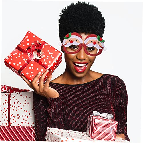 MAGICLULU 9 Stück Teiliges Weihnachtsbrillen Partybrillen mit Lustigen Xmas Motiven Bunte Foto Requisiten für Weihnachtsfeier und Festliche Dekoration in Verschiedenen Stilen von MAGICLULU