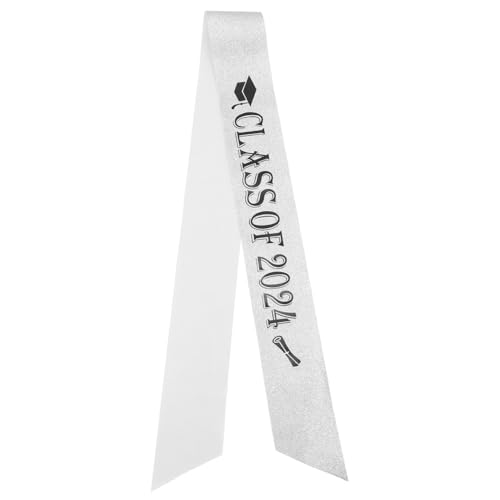 MAGICLULU Abschluss Schärpe Dekorative Schulterband aus Weichem Material Verstellbar Langlebig und Wiederverwendbar für Abschlussfeiern Symbolisiert Abschluss mit Einzigartigem Design von MAGICLULU