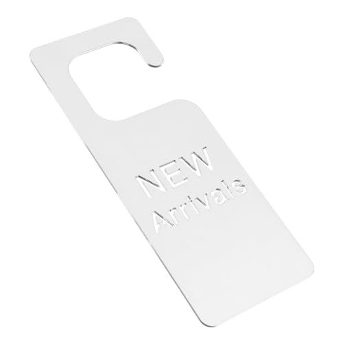 MAGICLULU Acryl Hängeetikett Spiegel Silber Transparent Langlebig Kleidungsladen Werbekarte mit Aufhängung für Produktbeschriftung und Verkaufsförderung MAGICLULU Acryl Hängeetikett Spiegel Silber Transparent Langlebig Kleidungsladen Werbekarte mit Aufhängung für Produktbeschriftung und Verkaufsförderung von MAGICLULU