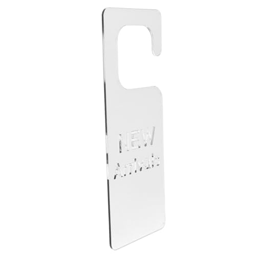 MAGICLULU Acryl Hängeschild Kleidungsetikett Transparent mit Aufhängeschnur Hochtransparentes für Bekleidungsläden Einfache Montage Auffälliges Design zur Verkaufsförderung MAGICLULU Acryl Hängeschild Kleidungsetikett Transparent mit Aufhängeschnur Hochtransparentes für Bekleidungsläden Einfache Montage Auffälliges Design zur Verkaufsförderung von MAGICLULU