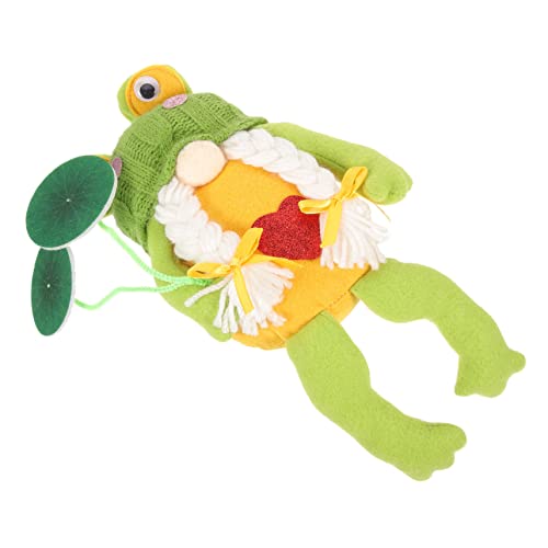 MAGICLULU Adorable Frog GNOME Figurine Kreatives Tischornament für Handgefertigter Stoffgnom mit Strickmütze Robuste Deko für Zuhause und Garten Geschenkidee für Froschliebhaber MAGICLULU Adorable Frog GNOME Figurine Kreatives Tischornament für Handgefertigter Stoffgnom mit Strickmütze Robuste Deko für Zuhause und Garten Geschenkidee für Froschliebhaber von MAGICLULU