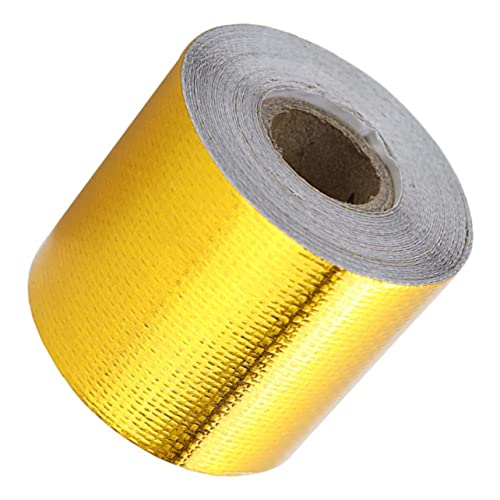 MAGICLULU Aluminiumfolienband Hochtemperaturbeständiges Klebeband Für Rohrreparaturen Wasserdichtes Dichtband Für Heizungs Lüftungssysteme Selbstklebend MAGICLULU Aluminiumfolienband Hochtemperaturbeständiges Klebeband Für Rohrreparaturen Wasserdichtes Dichtband Für Heizungs Lüftungssysteme Selbstklebend von MAGICLULU