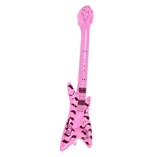 MAGICLULU Aufblasbare Gitarre Realistisches Rockinstrument für Jahre Mottopartys Karneval und Disco Events Leicht und Kompakt für Einfache Aufbewahrung und Transport MAGICLULU Aufblasbare Gitarre Realistisches Rockinstrument für Jahre Mottopartys Karneval und Disco Events Leicht und Kompakt für Einfache Aufbewahrung und Transport von MAGICLULU