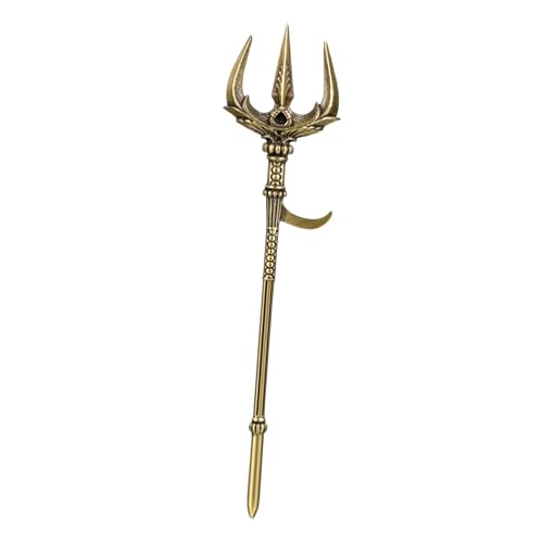 MAGICLULU Aus Messing Dreizack-Ornament Dreizack-kostüm Poseidon Dreizack Dreizackgabel Für Stütze Dreizack Kostümzubehör Retro-Accessoire Meerjungfrau Dreizack Golden MAGICLULU Aus Messing Dreizack-Ornament Dreizack-kostüm Poseidon Dreizack Dreizackgabel Für Stütze Dreizack Kostümzubehör Retro-Accessoire Meerjungfrau Dreizack Golden von MAGICLULU