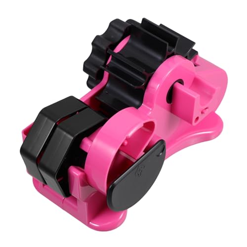 MAGICLULU Bandhalter Klebebandspender für Zuhause Dekorativer Klebebandabroller für den Arbeitsplatz Aufkleberorganisator Washi-Tape-Cutter Aufkleberspender Klebeband-Organizer Plastik Rosig von MAGICLULU