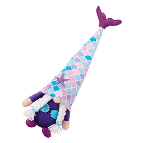MAGICLULU Bauernhaus GNOME Gnomenpuppe Zwergpuppe Strandzwerg-Ornamente Gnomendekorationen Im Küstenthema Gnom Im Meeresstil Party-Layout-Requisite Plüsch von MAGICLULU