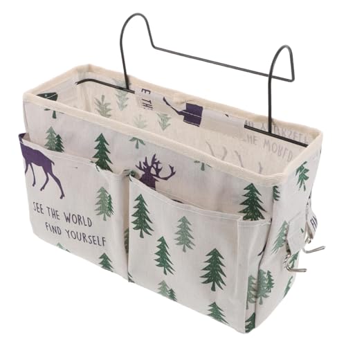MAGICLULU Beige Bett Organizer Hängend mit Großem Fassungsvermögen Vielseitige Nachttisch aufbewahrungstasche für Bücher Brillen Telefone Platzsparend und Einfach Zugänglich für Schlafsaal MAGICLULU Beige Bett Organizer Hängend mit Großem Fassungsvermögen Vielseitige Nachttisch aufbewahrungstasche für Bücher Brillen Telefone Platzsparend und Einfach Zugänglich für Schlafsaal von MAGICLULU