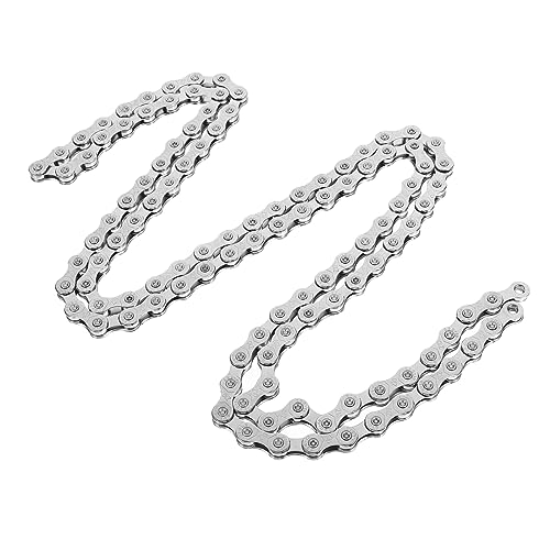 MAGICLULU Bergautoskette Kettenersatz Ersatzkette Outdoor-Kette Radfahren Fahrrad Kettenglied Mountainbike-Übertragung Bahnradkette Fahrradkette Schnellverbindung Kohlenstoffstahl von MAGICLULU