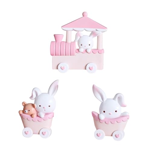 MAGICLULU Bunny Train Cake Topper Niedliche Tortendeko Geburtstag Party Dekoration Cartoon Hase Miniatur Figuren für Kuchen Festliche Veranstaltung MAGICLULU Bunny Train Cake Topper Niedliche Tortendeko Geburtstag Party Dekoration Cartoon Hase Miniatur Figuren für Kuchen Festliche Veranstaltung von MAGICLULU