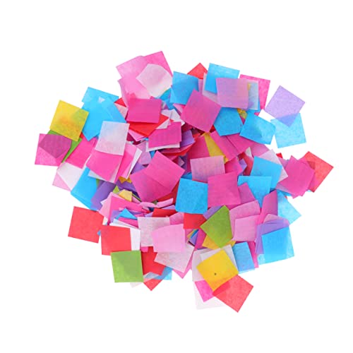 MAGICLULU Buntes Quadratisches Konfetti Handgeworfenes Dünnes Papier Dekoration Hochzeit Engagement Party Zubehör Festliche Streudeko MAGICLULU Buntes Quadratisches Konfetti Handgeworfenes Dünnes Papier Dekoration Hochzeit Engagement Party Zubehör Festliche Streudeko von MAGICLULU