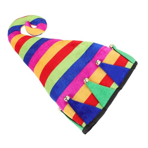 MAGICLULU Halloween-kostüme Clown-outfits Für Frauen Mardi Gras Papier Fan Clown Neuheit Kopfbedeckung von MAGICLULU