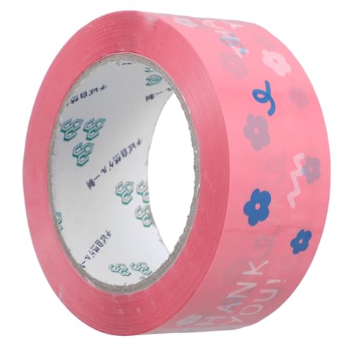MAGICLULU Danke Band sticker Klebeband für kleine Versandverpackung Aufkleber zum Verschließen von Kartons Versandklebeband Und Kartondekorband Blume dekorativer Karton zum Mitnehmen bopp von MAGICLULU