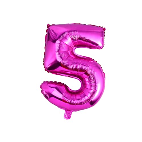 MAGICLULU Digitale Folienballons Groß Dekorationen Zahlen Gold Erste Luftballons Nummernballon Aus Folie Ballon Mit Heliumzahl Rosy MAGICLULU Digitale Folienballons Groß Dekorationen Zahlen Gold Erste Luftballons Nummernballon Aus Folie Ballon Mit Heliumzahl Rosy von MAGICLULU