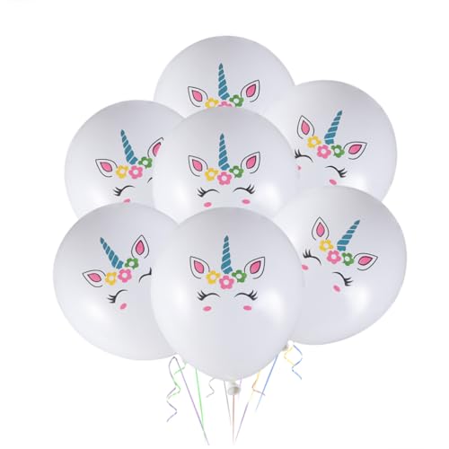 MAGICLULU Einhorn Latexballons Bunten Farben Für Geburtstagspartys Hochzeiten Und Feierlichkeiten Süße Party Ballons Weiß MAGICLULU Einhorn Latexballons Bunten Farben Für Geburtstagspartys Hochzeiten Und Feierlichkeiten Süße Party Ballons Weiß von MAGICLULU