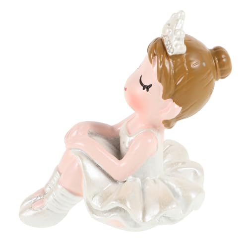 MAGICLULU Elegante Rose Ballett Mädchen Kuchen Blumen Dekorationen Für Geburtstag Feier Entzückende Kuchen Topper von MAGICLULU