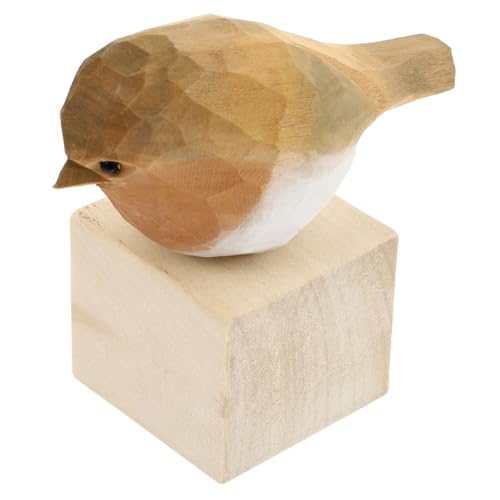 MAGICLULU Entzückendes Holzornament Exquisites Vogelmodell Aus Dekorative Tischfigur Für Wohnzimmerschmuck Mit Liebevoller Gestaltung MAGICLULU Entzückendes Holzornament Exquisites Vogelmodell Aus Dekorative Tischfigur Für Wohnzimmerschmuck Mit Liebevoller Gestaltung von MAGICLULU