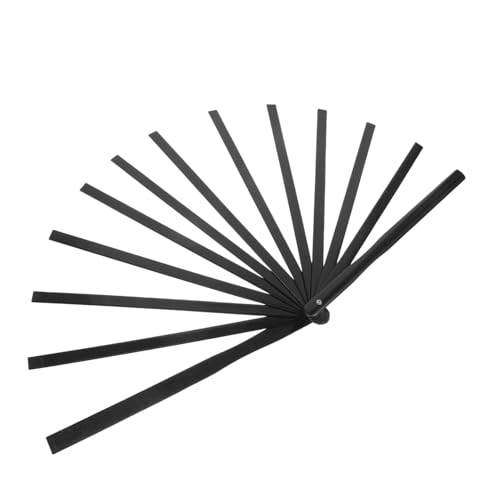 MAGICLULU Faltbarer DIY Fächerrahmen aus Faltbare Holzrippen für Handgefertigte Fächer Vielseitiges Bastelzubehör für Dekoration und Nähkunst in Schwarz MAGICLULU Faltbarer DIY Fächerrahmen aus Faltbare Holzrippen für Handgefertigte Fächer Vielseitiges Bastelzubehör für Dekoration und Nähkunst in Schwarz von MAGICLULU