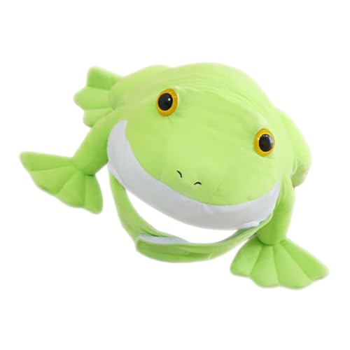 MAGICLULU Lustiger Partyhut Mit Frosch-kopfbedeckung Aus Plüsch Originelle Kopfbedeckung Für Karneval Und Verkleidung MAGICLULU Lustiger Partyhut Mit Frosch-kopfbedeckung Aus Plüsch Originelle Kopfbedeckung Für Karneval Und Verkleidung von MAGICLULU