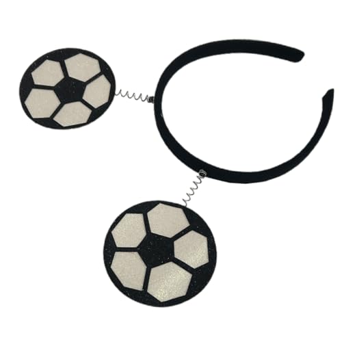MAGICLULU Fußball Stirnband für Haarband für Party Dekoration Leicht und Komfortabel für Fußball Events und Themenpartys Perfektes Zubehör für Sportliche von MAGICLULU