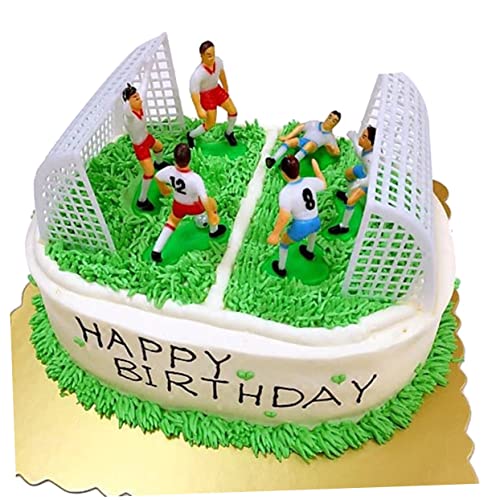 MAGICLULU Fußballkuchendeckel Set Kreative Kuchendekoration Mit Fußballspielern Und Toren Für Geburtstagsfeiern Und Kindergeburtstage Fußballtorte Deko Für Kleine Fans MAGICLULU Fußballkuchendeckel Set Kreative Kuchendekoration Mit Fußballspielern Und Toren Für Geburtstagsfeiern Und Kindergeburtstage Fußballtorte Deko Für Kleine Fans von MAGICLULU