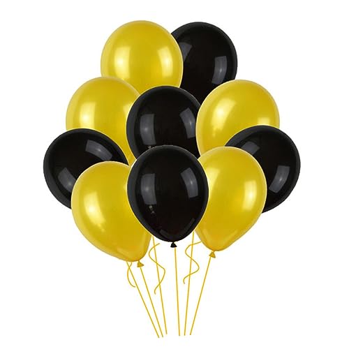 MAGICLULU Geburtstagsfeier Luftballons Set Klassische Schwarze Und Goldene Ballons Für Dekoration Zahlenballons Für Feierlichkeiten Und Partys von MAGICLULU