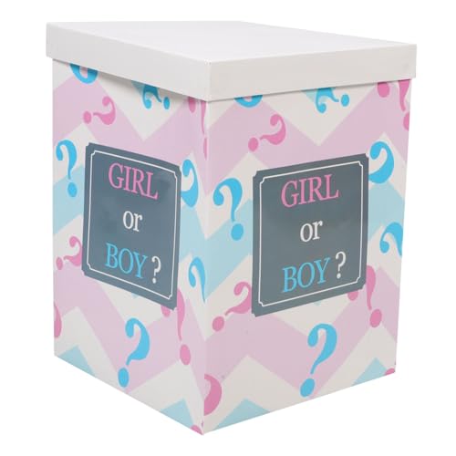 MAGICLULU Gender Reveal Box Boxen Für Babyparty Oh Gender Reveal Gender Reveal Aufkleber Für Junge Oder Mädchen Ballonboxen Für Junge Oder Mädchen Gender Reveal Ideen Für Den MAGICLULU Gender Reveal Box Boxen Für Babyparty Oh Gender Reveal Gender Reveal Aufkleber Für Junge Oder Mädchen Ballonboxen Für Junge Oder Mädchen Gender Reveal Ideen Für Den von MAGICLULU