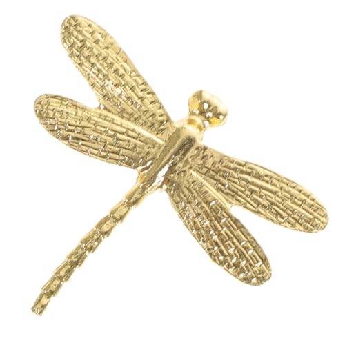 MAGICLULU Goldene Libelle Figurine Dekoartikel für Wohnzimmer und Flur Metall Insekten Ornament mit Flügeln Dekorativer Möbelgriff für Kommoden Perfektes für Freunde MAGICLULU Goldene Libelle Figurine Dekoartikel für Wohnzimmer und Flur Metall Insekten Ornament mit Flügeln Dekorativer Möbelgriff für Kommoden Perfektes für Freunde von MAGICLULU