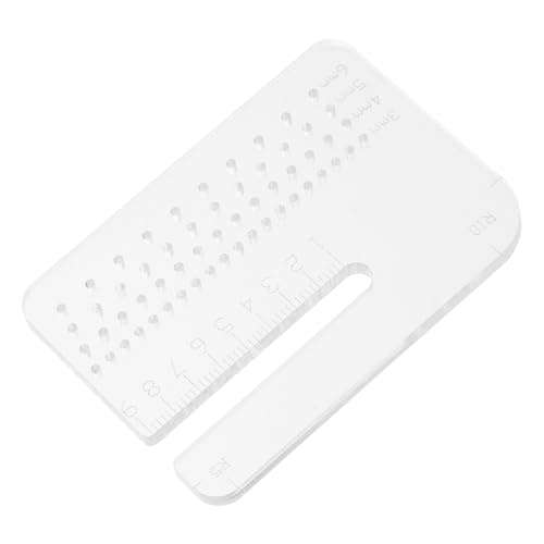 MAGICLULU Gürtelschlag praktische Locherplatte stechender Punschwerkzeug Lederloch großer Locher Stanzhilfsplatte für Ledernähte Werkzeug mit Lederpunschloch Lederschläger Acryl MAGICLULU Gürtelschlag praktische Locherplatte stechender Punschwerkzeug Lederloch großer Locher Stanzhilfsplatte für Ledernähte Werkzeug mit Lederpunschloch Lederschläger Acryl von MAGICLULU