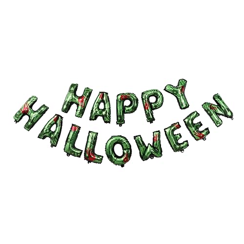 MAGICLULU Halloween Folienballons Happy Halloween Buchstaben Ballons Geistergrün für Partys Deko und Fotoshootings Wiederverwendbar und Langlebig MAGICLULU Halloween Folienballons Happy Halloween Buchstaben Ballons Geistergrün für Partys Deko und Fotoshootings Wiederverwendbar und Langlebig von MAGICLULU