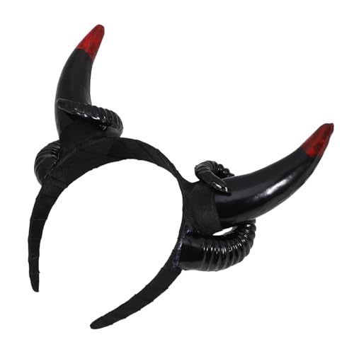 MAGICLULU Halloween Hörner Haarschmuck für Frauen und Männer Cosplay Haarreif mit Teufelshörnern für Partys Festivals und Kostüme Langlebig und Leicht zu Tragen Fotorequisiten für von MAGICLULU
