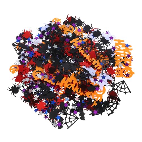 MAGICLULU Pailletten-konfetti-streusel Für Halloween-dekorationen Für Partys Fledermäuse Spinnen Kürbisse Tischstreuer MAGICLULU Pailletten-konfetti-streusel Für Halloween-dekorationen Für Partys Fledermäuse Spinnen Kürbisse Tischstreuer von MAGICLULU
