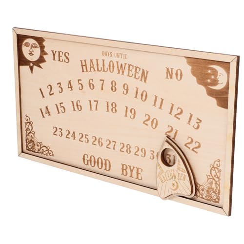 MAGICLULU Halloween Magnetischer Holz Countdown Kalender mit Beweglichen Zahlen Wanddeko für Halloween Fest Vielseitiges Countdown Zähler Wandhänger als und Festival Dekoration MAGICLULU Halloween Magnetischer Holz Countdown Kalender mit Beweglichen Zahlen Wanddeko für Halloween Fest Vielseitiges Countdown Zähler Wandhänger als und Festival Dekoration von MAGICLULU