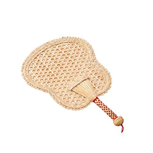 MAGICLULU Handgefertigter Gestrickter Handventilator aus Bambusblatt Leichter Tragbarer Sommerfächer mit Natürlicher Textur Elegant für Strand Party und Alltag Geeignet MAGICLULU Handgefertigter Gestrickter Handventilator aus Bambusblatt Leichter Tragbarer Sommerfächer mit Natürlicher Textur Elegant für Strand Party und Alltag Geeignet von MAGICLULU