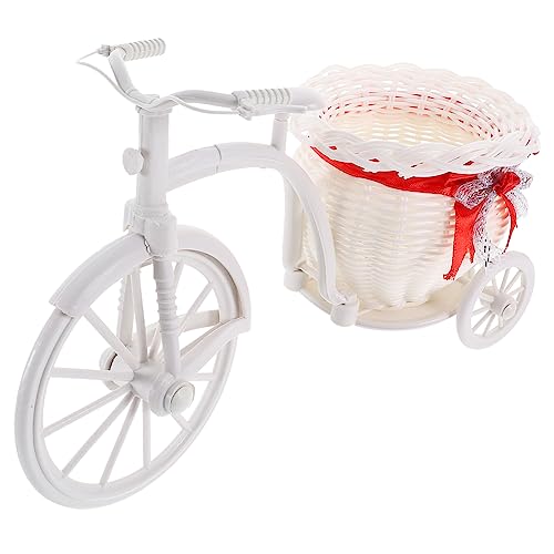 MAGICLULU Handgefertigter Leichter Kleiner Trike Blumenkorb mit Kreativem Design Vielseitig als Shower Candy Basket und Stilvolle Partydekoration für Zuhause und von MAGICLULU