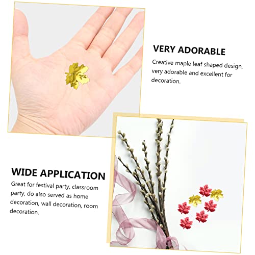 MAGICLULU Herbst Konfetti Maple Leaf Pailletten Gold Rot Wiederverwendbare Party Deko für Halloween Thanksgiving Fest Kreative Tisch und Raumdekoration MAGICLULU Herbst Konfetti Maple Leaf Pailletten Gold Rot Wiederverwendbare Party Deko für Halloween Thanksgiving Fest Kreative Tisch und Raumdekoration von MAGICLULU