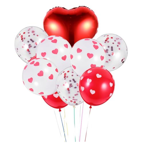 MAGICLULU Herz Luftballons Rote Und Weiße Ballons Für Hochzeiten Valentinstag Und Partys Dekoration Für Herz Thema Feierlichkeiten MAGICLULU Herz Luftballons Rote Und Weiße Ballons Für Hochzeiten Valentinstag Und Partys Dekoration Für Herz Thema Feierlichkeiten von MAGICLULU