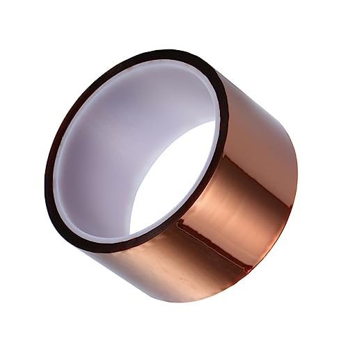 MAGICLULU Hitzebeständiges Polyimid Klebeband für Pcb Komponenten Temperaturbeständig Stabil für Elektronik Wellenlöten Tawny Farbe von MAGICLULU