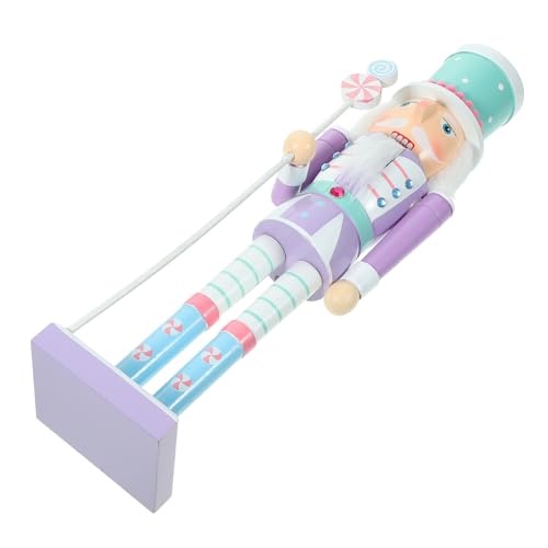 MAGICLULU Holz Figur Violett Weihnachtsdeko für Tisch und Regal Handbemalte Holzfigur als Festliche Raumdekoration und Geschenkidee für Weihnachten MAGICLULU Holz Figur Violett Weihnachtsdeko für Tisch und Regal Handbemalte Holzfigur als Festliche Raumdekoration und Geschenkidee für Weihnachten von MAGICLULU