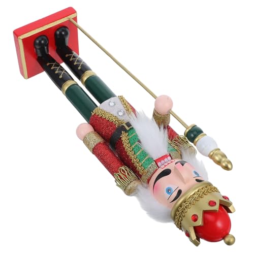 MAGICLULU Holz Figur mit Klassische Soldatenstatue für Festliche Dekoration für Weihnachtsfeiern Tischschmuck Handgefertigte Holzfigur die Kreativität und Charme Bringt MAGICLULU Holz Figur mit Klassische Soldatenstatue für Festliche Dekoration für Weihnachtsfeiern Tischschmuck Handgefertigte Holzfigur die Kreativität und Charme Bringt von MAGICLULU