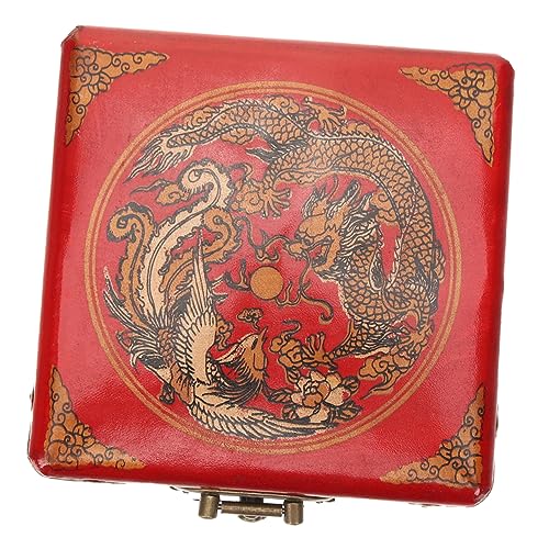 MAGICLULU Holz Schmuckschatulle Mit Deckel Dekorative Aufbewahrungsbox Für Andenken Chinesischer Stil Schmuckkästchen Kleine Holzschatulle Für Damen Ringe Ohrringe MAGICLULU Holz Schmuckschatulle Mit Deckel Dekorative Aufbewahrungsbox Für Andenken Chinesischer Stil Schmuckkästchen Kleine Holzschatulle Für Damen Ringe Ohrringe von MAGICLULU