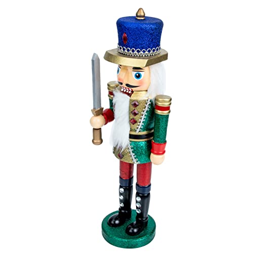 MAGICLULU Holz Soldat Figur Weihnachtsdekoration Kreative Handgefertigte Holzfigur mit Blauem Hut als Festliches Wohnaccessoire und Geschenkidee für Erwachsene MAGICLULU Holz Soldat Figur Weihnachtsdekoration Kreative Handgefertigte Holzfigur mit Blauem Hut als Festliches Wohnaccessoire und Geschenkidee für Erwachsene von MAGICLULU